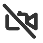 Video Off SVG Icon